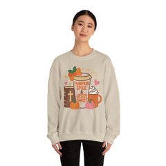 The Pumpkin Spice & Jesus Light Sweater