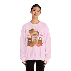 The Pumpkin Spice & Jesus Light Sweater
