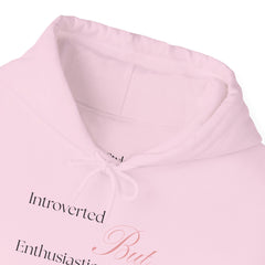 Low-Key Vibes, High-Key Snacks – The Introverted But Enthusiastic About Snacks Hoodie