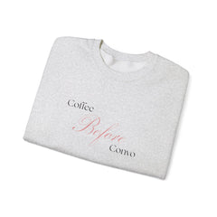 First Sip, Then Speak – The Coffee Before Convo Sweater
