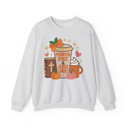The Pumpkin Spice & Jesus Light Sweater