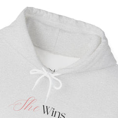 Confidence Always Wins – The She-Wins Hoodie