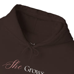 Bloom With Strength – The She-Grows Hoodie