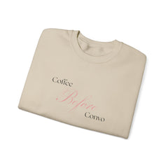 First Sip, Then Speak – The Coffee Before Convo Sweater