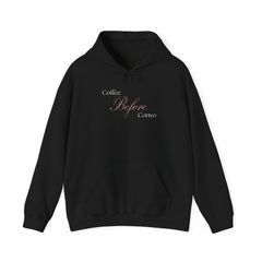 Caffeine First, Talk Later – The Coffee Before Convo Hoodie