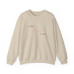 First Sip, Then Speak – The Coffee Before Convo Sweater