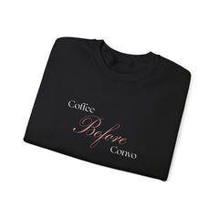 First Sip, Then Speak – The Coffee Before Convo Sweater
