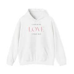 Comfort Speaks Volumes – The Cozy Is My Love Language Hoodie 3