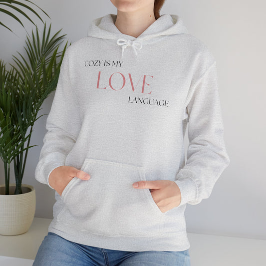 Comfort Speaks Volumes – The Cozy Is My Love Language Hoodie 2
