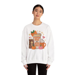 The Pumpkin Spice & Jesus Light Sweater