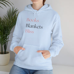 Read. Wrap. Relax. – The Books Blankets Bliss Hoodie