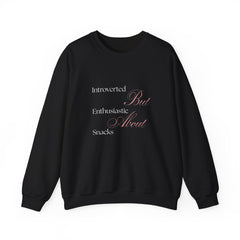 Quiet Life, Loud Snacks – The Introverted but Enthusiastic About Snacks Sweater