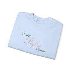 First Sip, Then Speak – The Coffee Before Convo Sweater