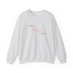 First Sip, Then Speak – The Coffee Before Convo Sweater