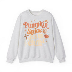 The Pumpkin Spice & Jesus Christ Sweater 4