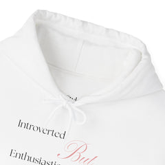 Low-Key Vibes, High-Key Snacks – The Introverted But Enthusiastic About Snacks Hoodie
