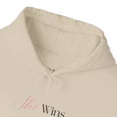 Confidence Always Wins – The She-Wins Hoodie