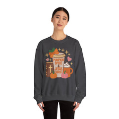 The Pumpkin Spice & Jesus Light Sweater