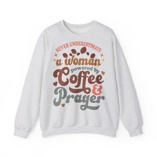 The Powerd by Coffee & Prayer Sweater