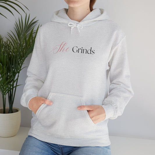 Built for the Grind – The She-Grinds Hoodie