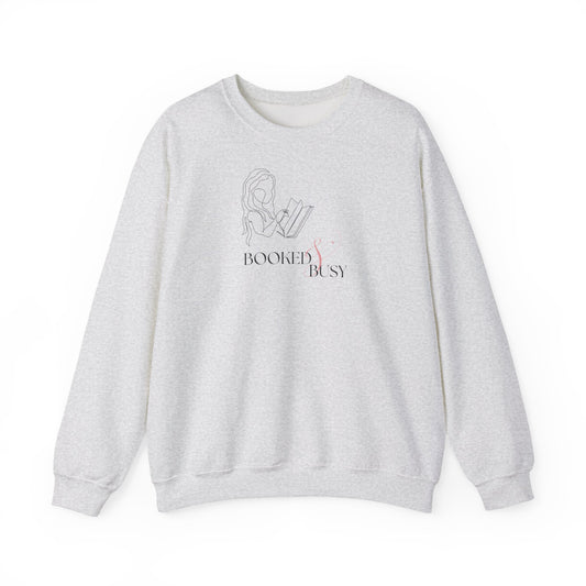 Grind. Glow. Repeat. – The Booked & Busy Sweater