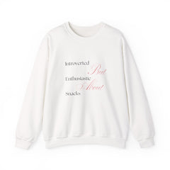 Quiet Life, Loud Snacks – The Introverted but Enthusiastic About Snacks Sweater