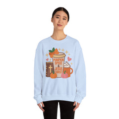 The Pumpkin Spice & Jesus Light Sweater