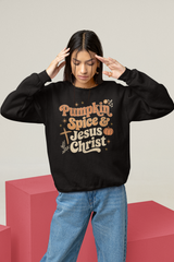 The Pumpkin Spice & Jesus Christ Sweater 4