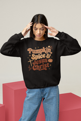 The Pumpkin Spice & Jesus Christ Sweater 3